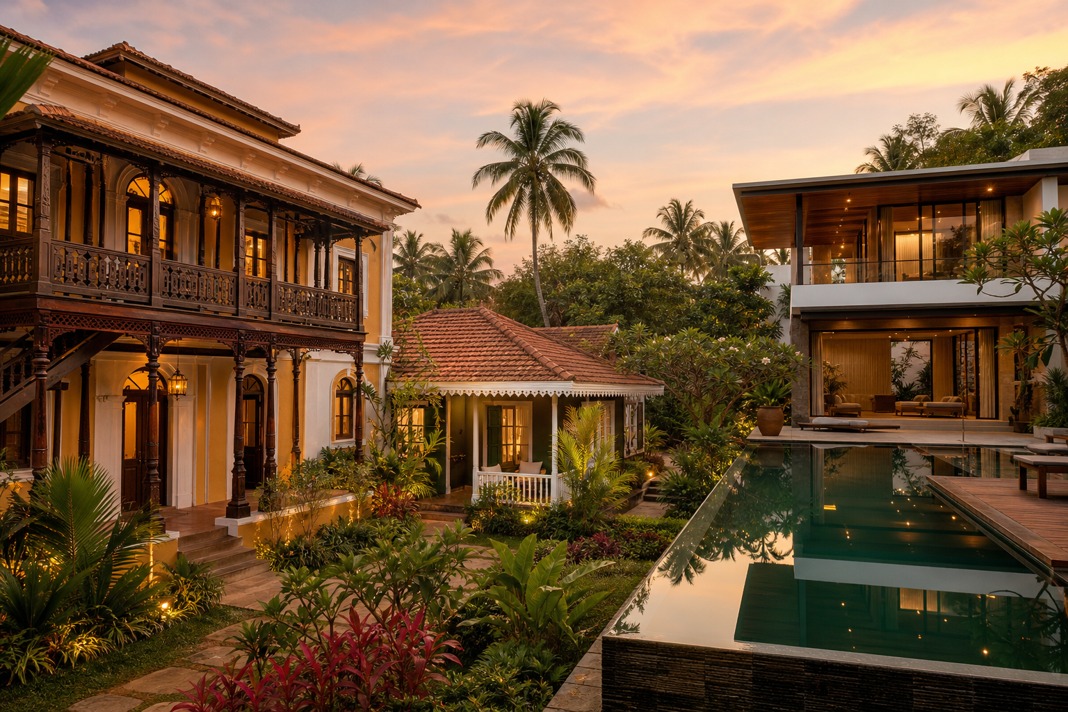 North Goa boutique hotels compared: where a private suite estate fits