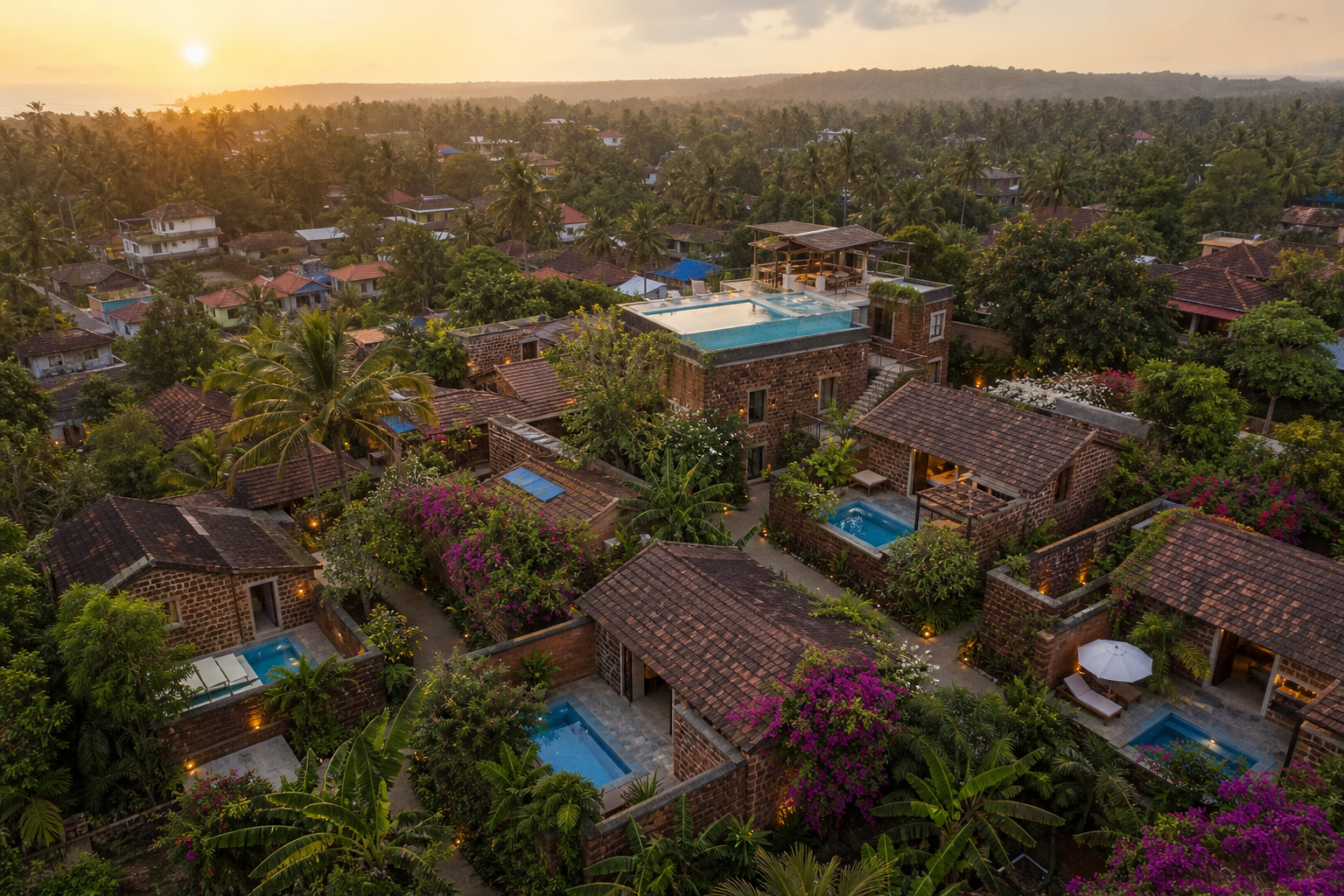What separates a private suite estate from Goa's boutique resorts
