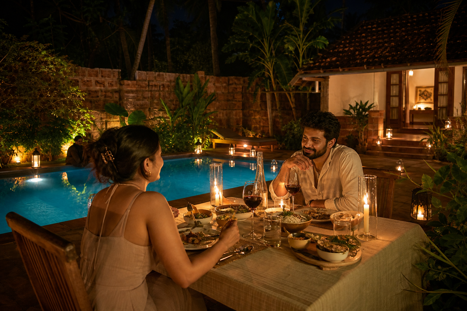 Dinner arranged entirely around you, not a menu board