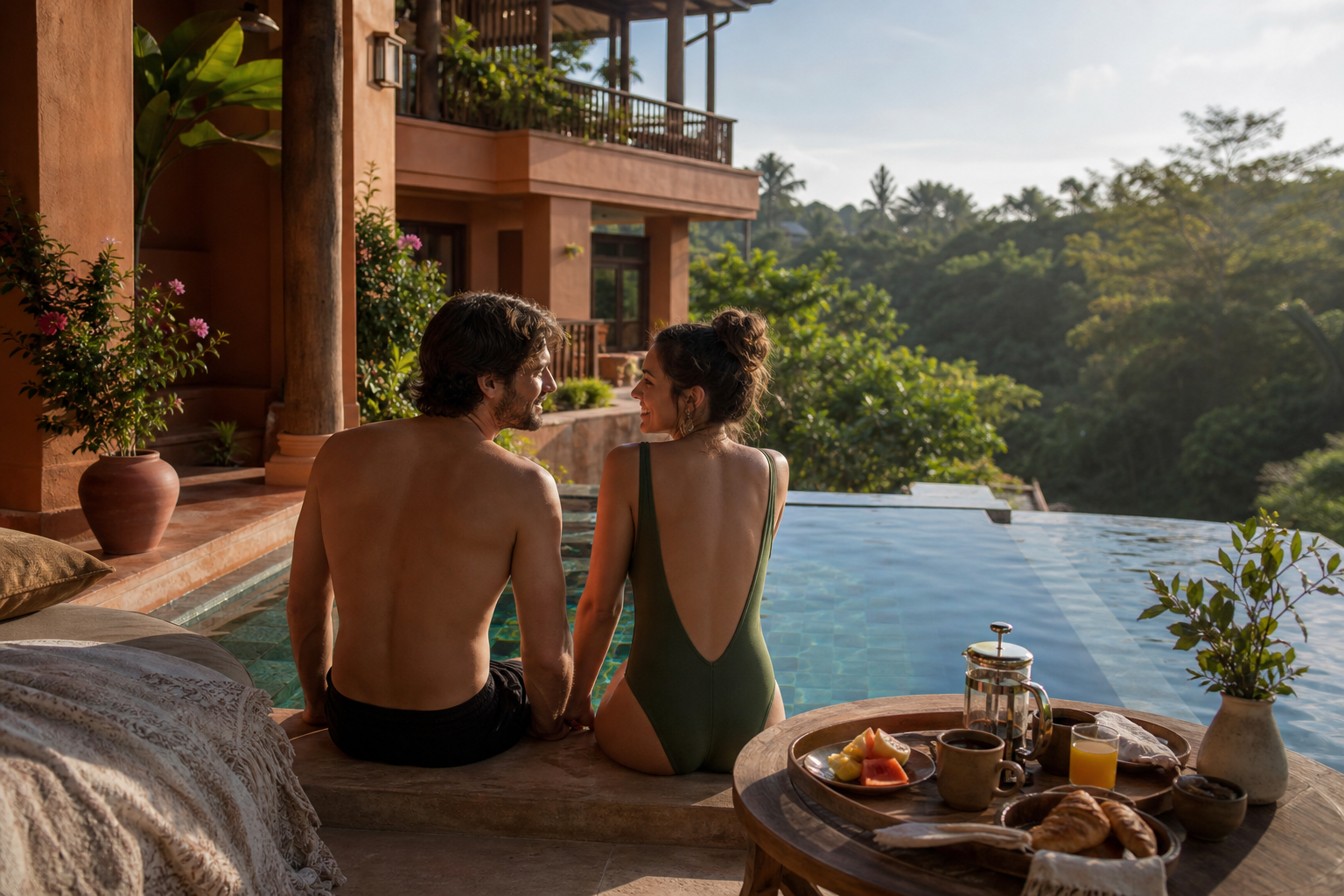 Your own pool, your own pace, just the two of you