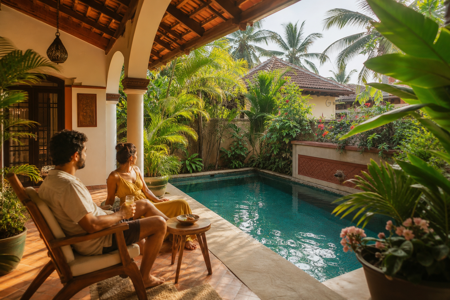 Privacy, a private pool, and Siolim at your own pace