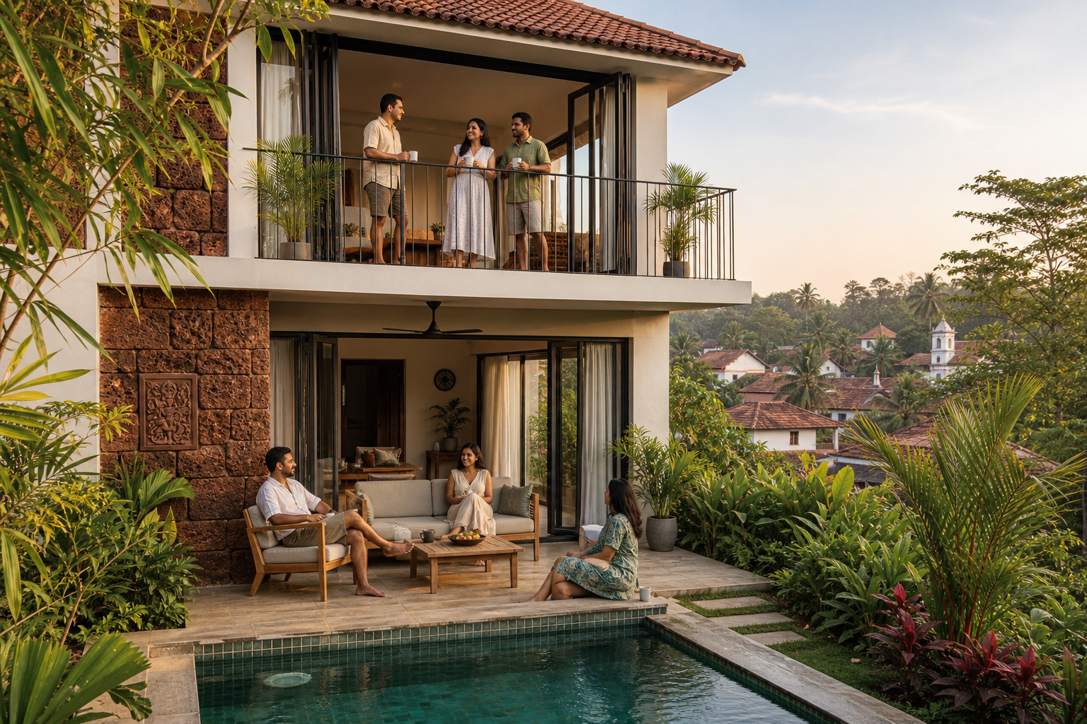 Six guests, one private pool, zero compromises