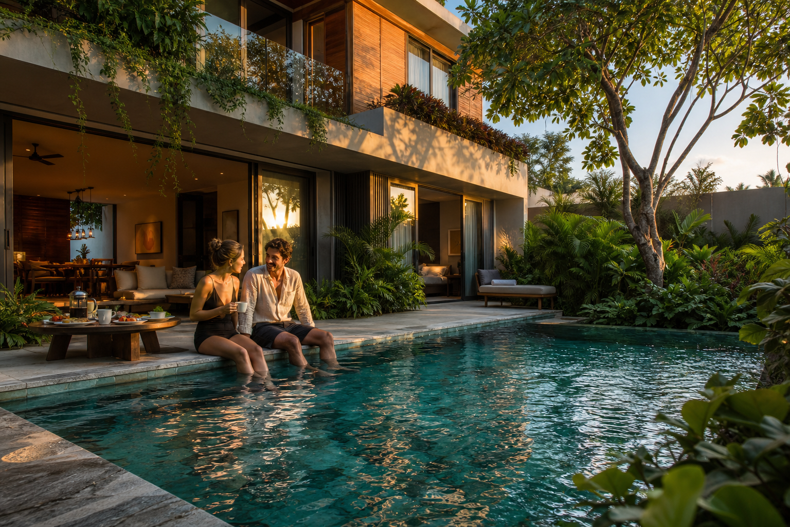 Your own villa with private pool, full resort service